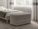 Flair Ava Boucle Fabric Double Bed