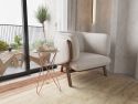Flair Eibar Side Table Grey and Copper