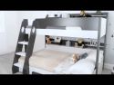 Flick Triple Bunk with shelves and drawer
