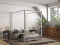 Flair Zara Four Poster Wooden Bed Frame Double