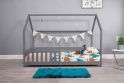 Flair Grey Wooden Explorer Playhouse Bed With Rails