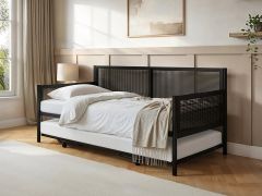 Flair Clay Metal Daybed with Trundle