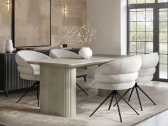 SOLACE+CO Zoya Dining Table with Eira Chairs Set