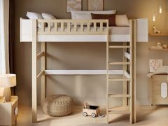 Noomi Kayla High Sleeper Bed White (FSC-Certified)