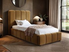 SOLACE+CO Emilie Single Ribbed Ottoman Bed