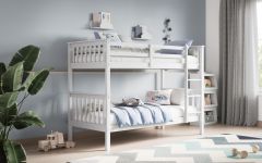 Flair Zoom Small Single Detachable Bunk Bed White