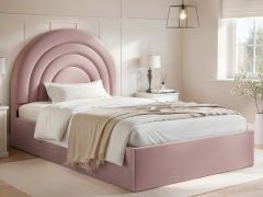 Flair Ava Small Double Fabric Ottoman Bed
