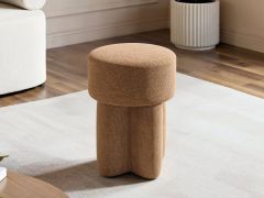 SOLACE+CO Astrid Wave Chenille Pouffe