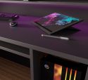 Flair Power Y LED Gaming Desk Black