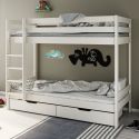 nora bunk bed white

