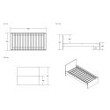 FLAIR FURNISHINGS WIZARD JUNIOR 'L' SHAPED BUNK BED