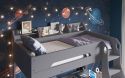 Flair Cosmic L Shaped Triple Bunk Bed Grey