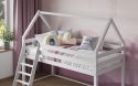 Flair Ellie House Midsleeper Wooden Bed in White