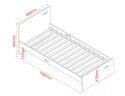 Flair Wizard Single Grey Bed Frame
