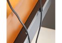 Flair Furnishings Power Y Colour Changing LED Gaming Desk In Orange and Black