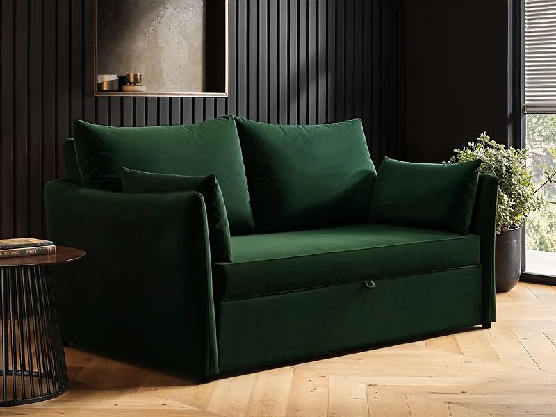 SOLACE+CO Skyler 2 Seater Sofa Bed Velvet – view 4