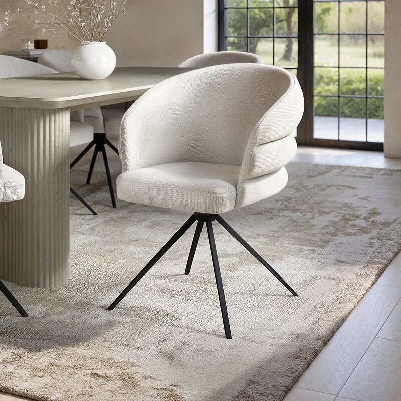 SOLACE+CO Zoya Dining Table with Eira Chairs Set image 4