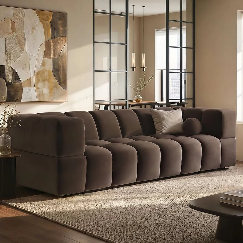 SOLACE+CO Jenson 4 Seater Cloud Bubble Sofa 