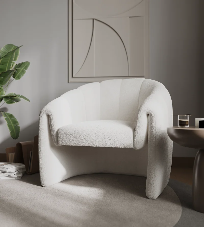 Flair Nolia Boucle Accent Chair