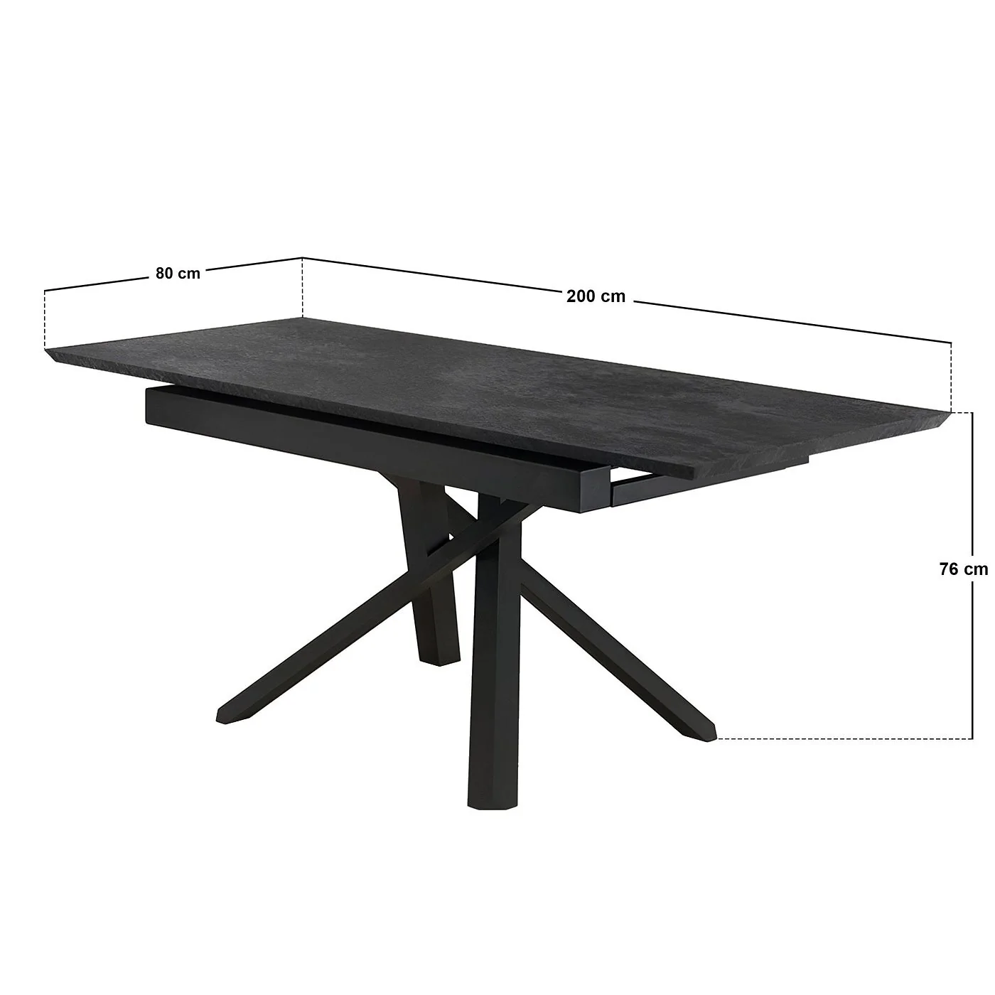 Solace+Co Lexi Extendable Dining Table with 4 Isla Chairs Cream image 7