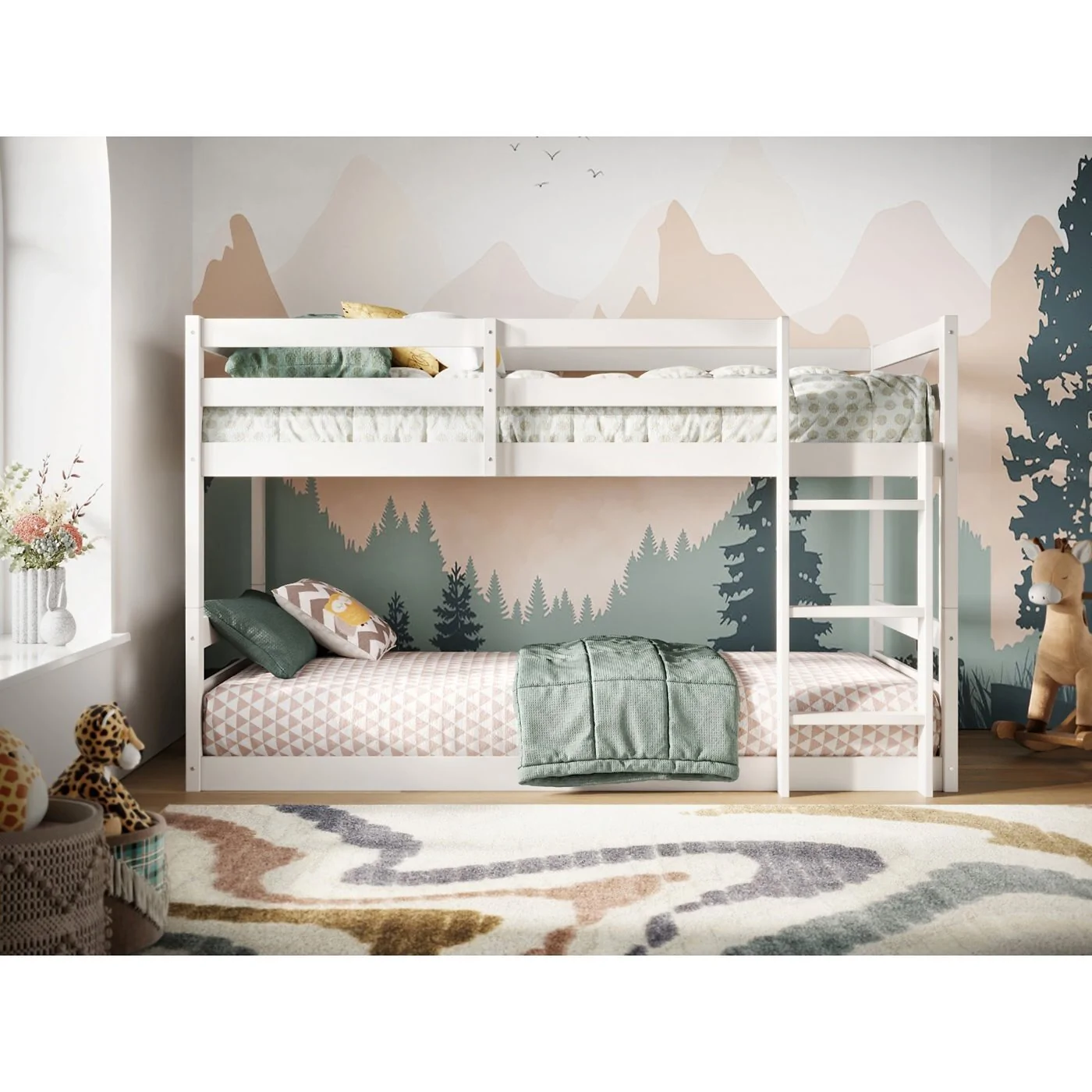 Flair Shasha Low Wooden Detachable Bunk Bed image 5