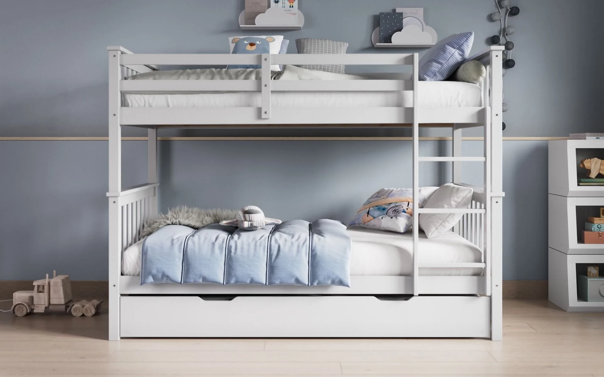 Flair Zoom Bunk Bed Small Single White