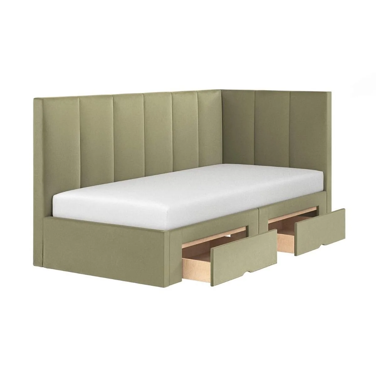 Flair Harley Corner Bed Frame with Storage Drawers – view 13