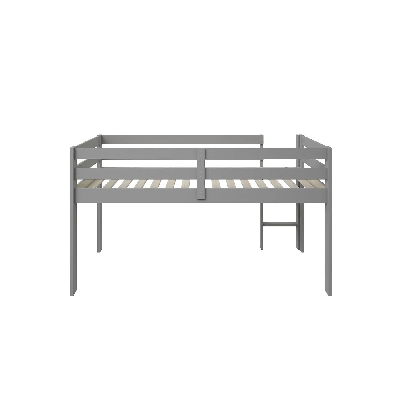 Noomi Nora Solid Wood Mid Sleeper Workstation Grey (FSC-Certified) image 4