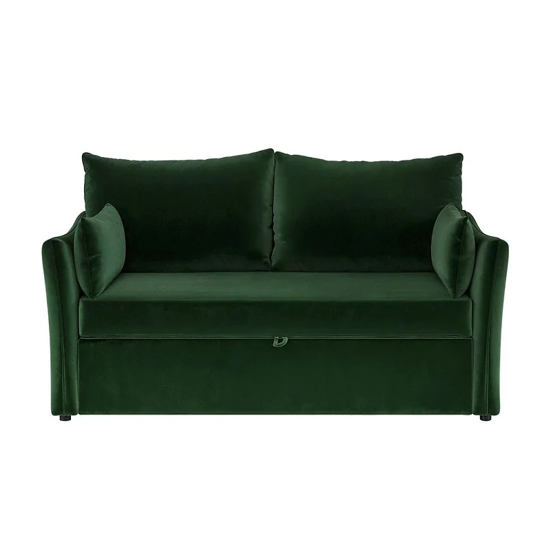 Solace+Co Skyler 2 Seater Velvet Sofa Bed image 6