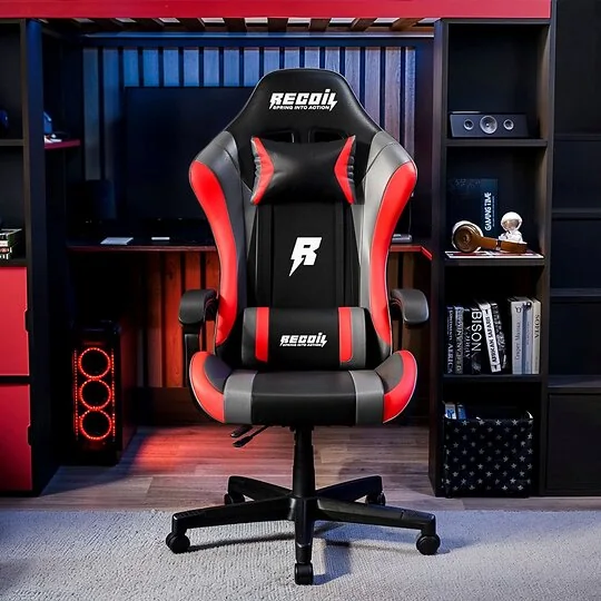 Recoil Vortex Gaming Chair Black PU