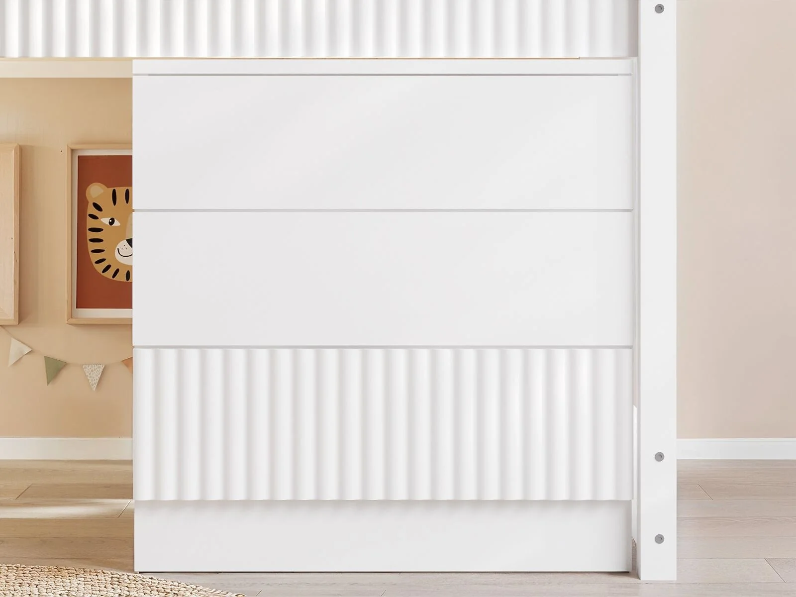 Flair Luca Ribbed Mid Sleeper Bed – view 14