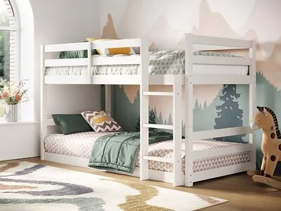 Flair Shasha Low Wooden Detachable Bunk Bed