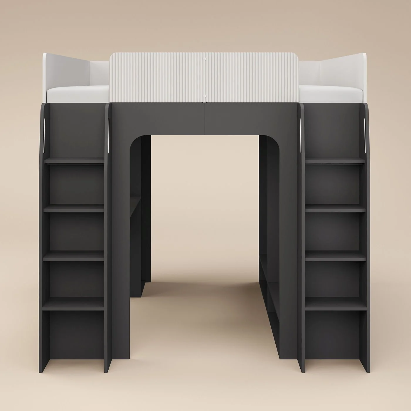 Recoil Dante Twin Gaming High Sleeper with Desk & Wardrobe image 8