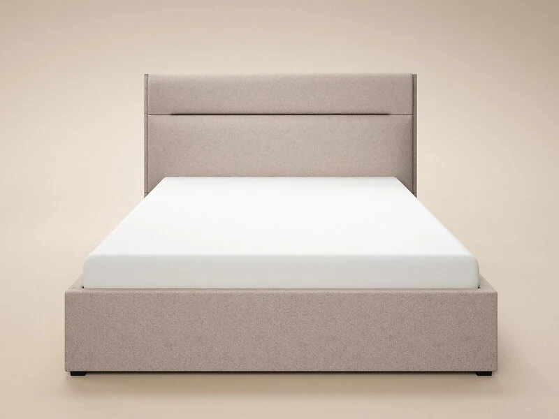 SOLACE+CO Nela Woven Fabric Ottoman Bed – view 18