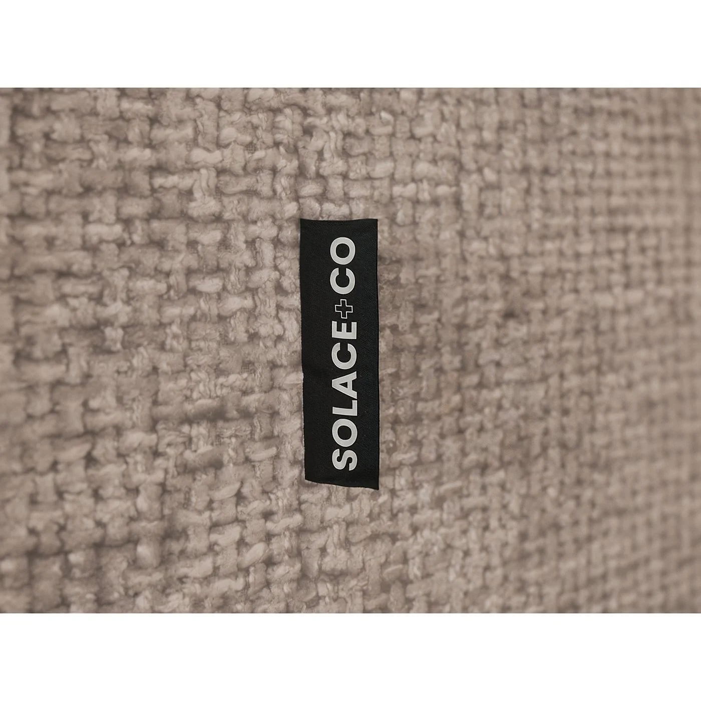 SOLACE+CO Drew 3 Seater Cream Chenille Sofa image 3