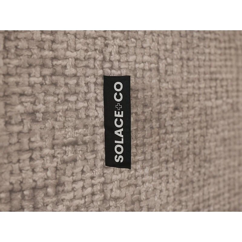 SOLACE+CO Drew 3 Seater Cream Chenille Sofa image 3