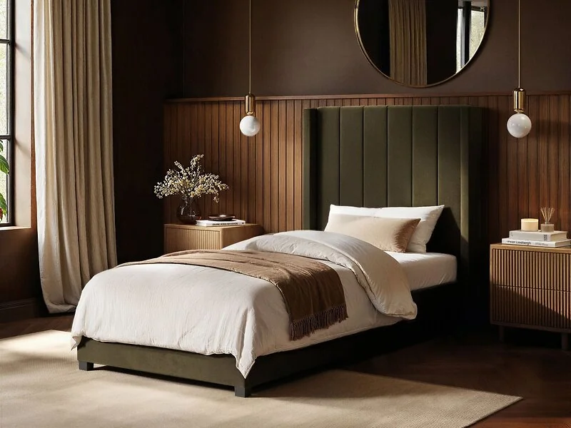 Flair Tiggy Single Ottoman Bed Velvet