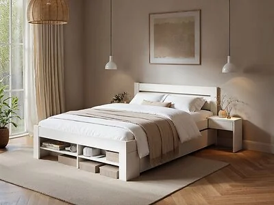 Noomi Pradis Storage Bed White (FSC-Certified)