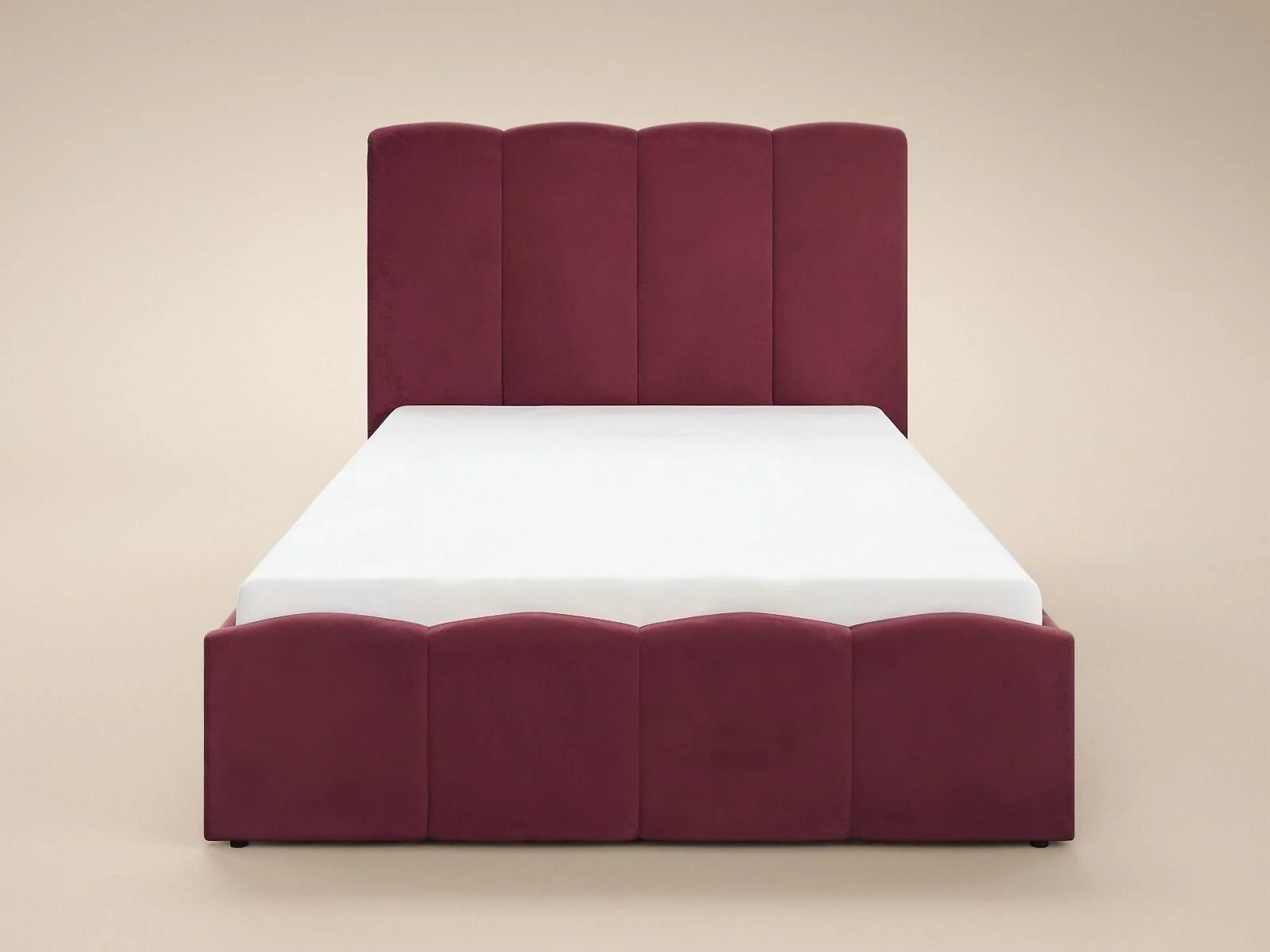 SOLACE+CO Enrica Velvet Upholstered Panel Bed Frame – view 10