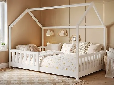 Flair Explorer Playhouse Small Double Bed White