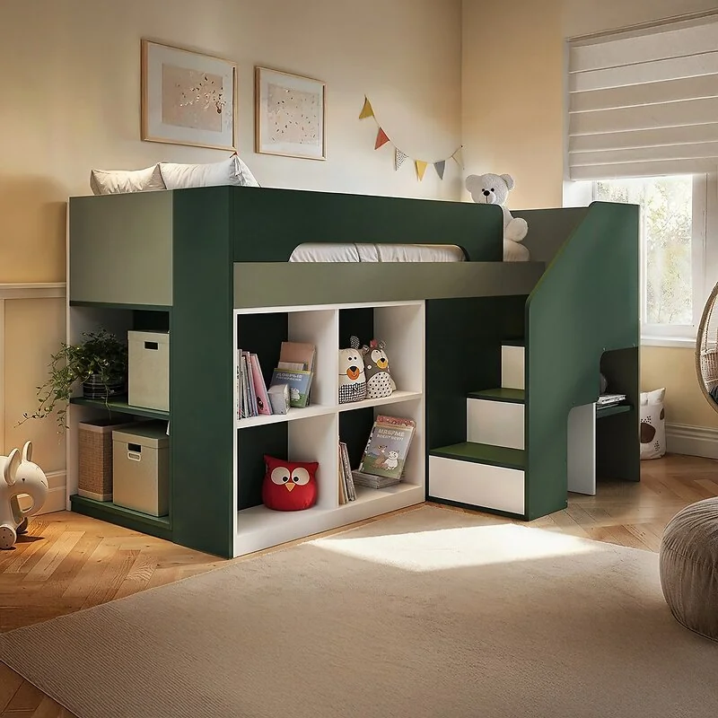Flair Quinn Midsleeper Bed with Storage