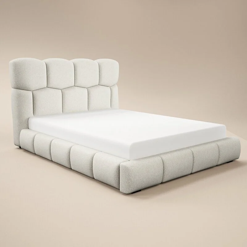SOLACE+CO Irma Marshmallow Bed Cream Chenille image 7