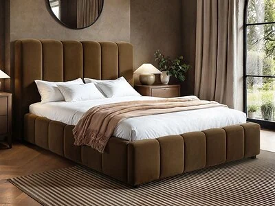SOLACE+CO Emilie Ribbed Ottoman Bed