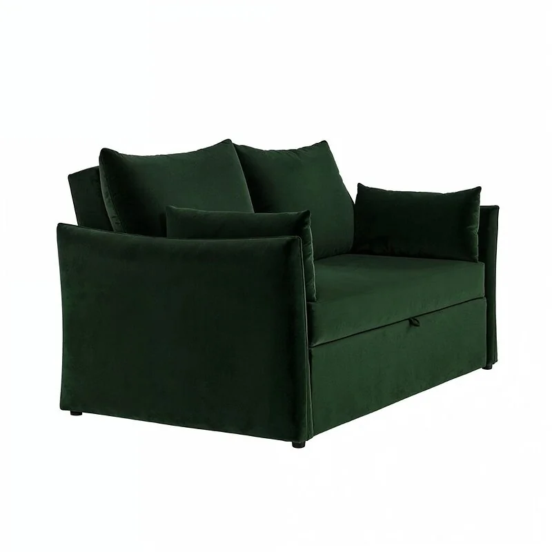 SOLACE+CO Skyler 2 Seater Sofa Bed Velvet – view 10