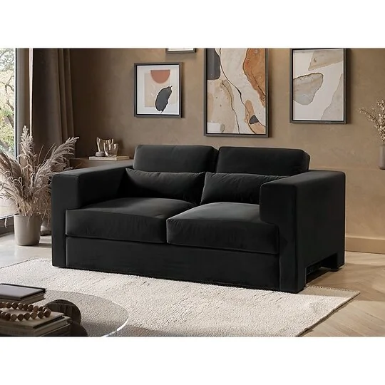 SOLACE+CO Rose 2 Seater Velvet Sofa