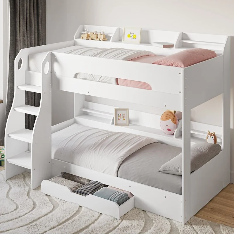 Flair Flick Bunk Bed With Shelves And Drawer