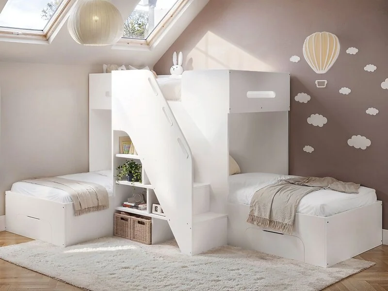 Flair Mason Staircase Triple Sleeper with Storage – view 2