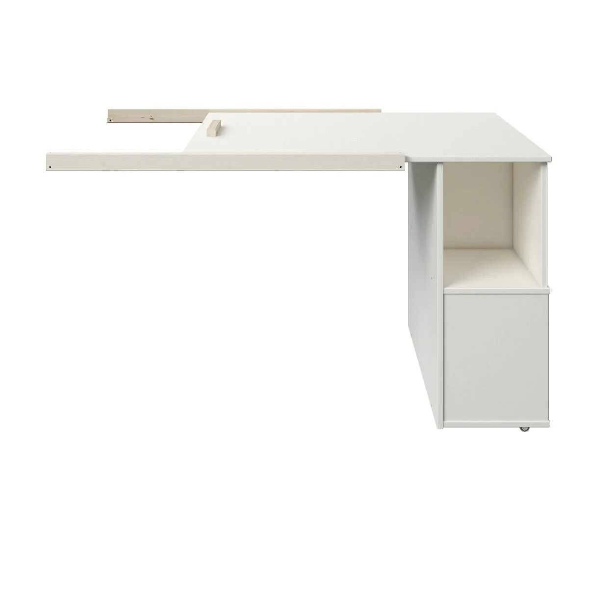 Noomi Nora Solid Wood Midsleeper Craft Cabin White (FSC-Certified)