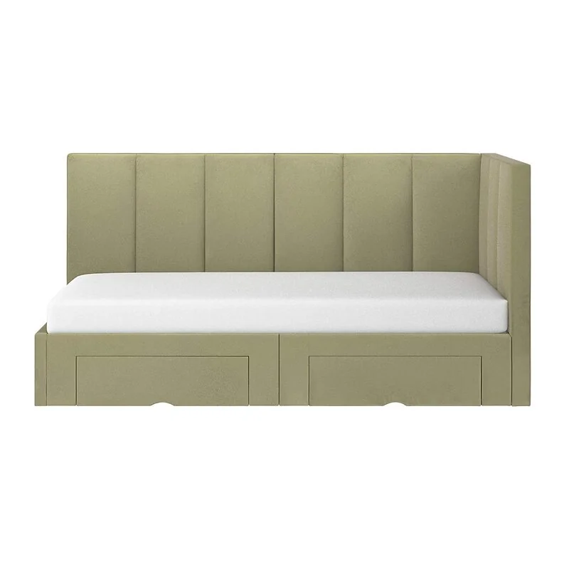 Flair Harley Velvet Bed Frame with Storage Drawers image 20