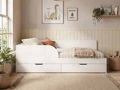 Flair Aris Single Montessori Bed with 2 Storage Drawers